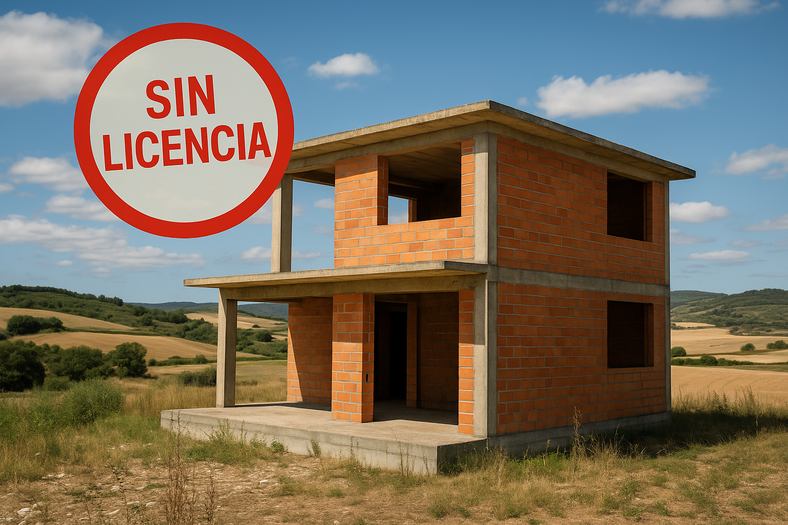 Construcción ilegal en suelo rústico Construcción ilegal en suelo rústico