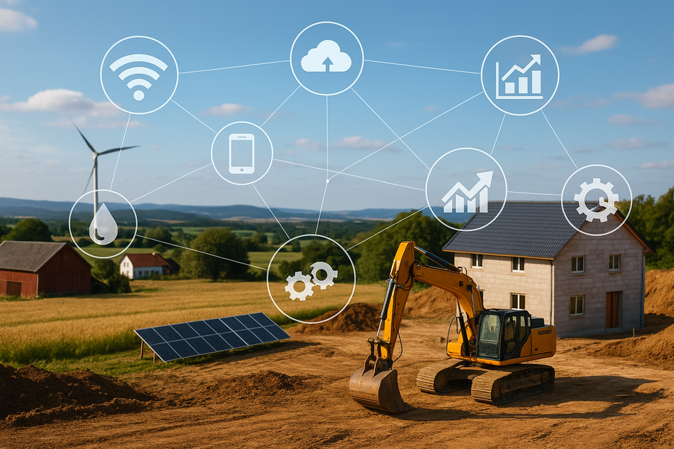 IoT en la construcción rural: tecnología que conecta, optimiza y transforma el campo IoT en la construcción rural: tecnología que conecta, optimiza y transforma el campo